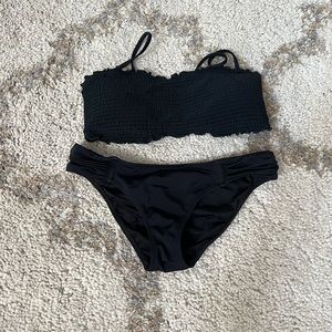 Two piece bikini with removable straps brand new never worn